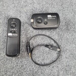 PIXEL Oppilas Wireless Shutter Release Remote Control Set Black DSLR Camera